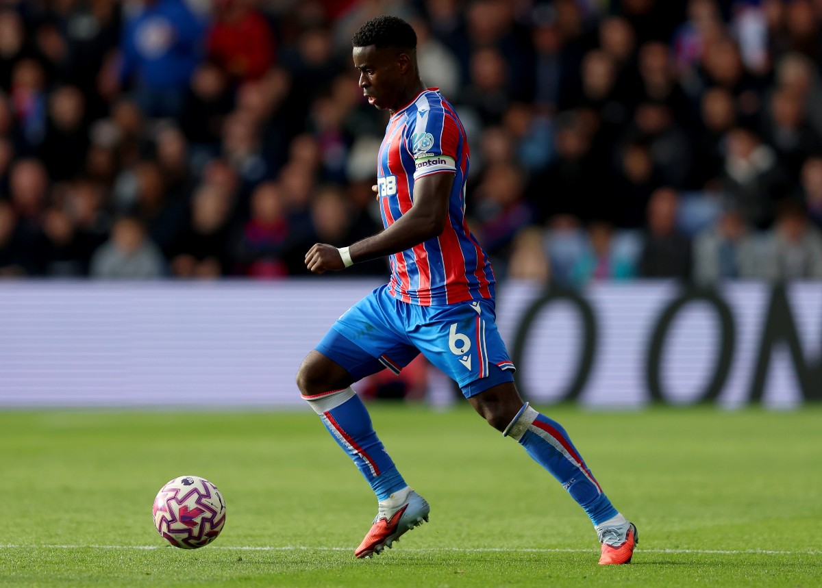 Marc Guehi in action for Crystal Palace