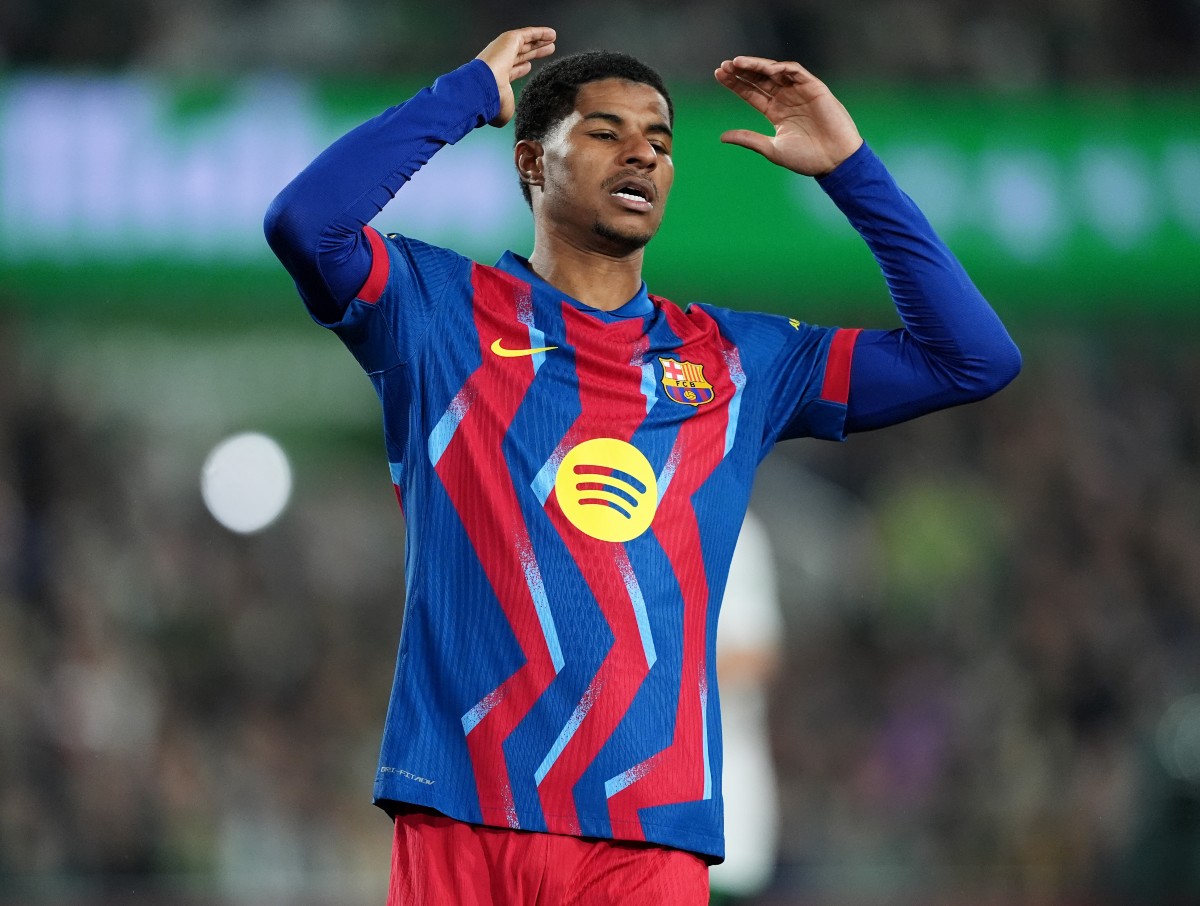 Marcus Rashford está cedido en el Barcelona procedente del Manchester United