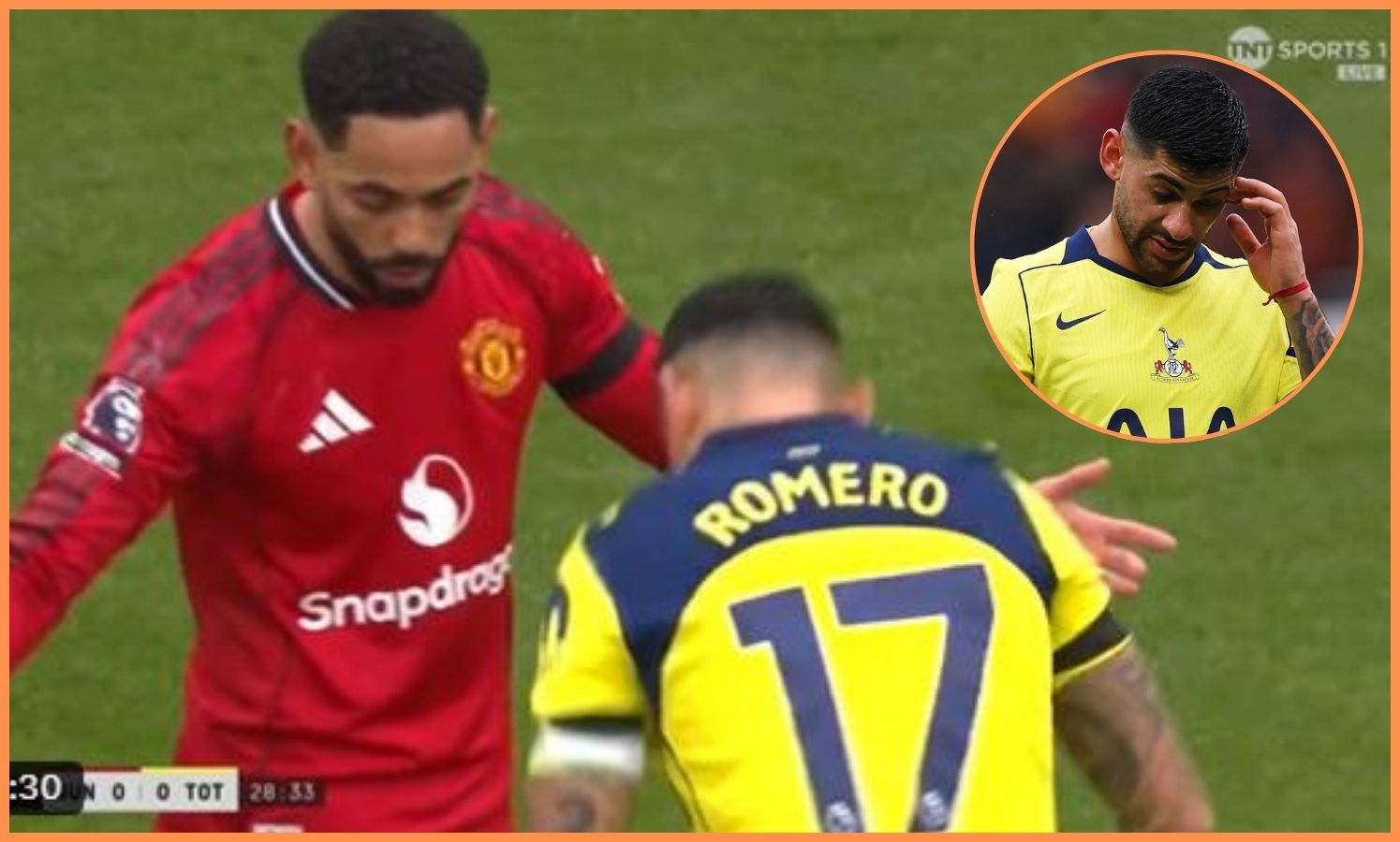 Cristian Romero and Matheus Cunha