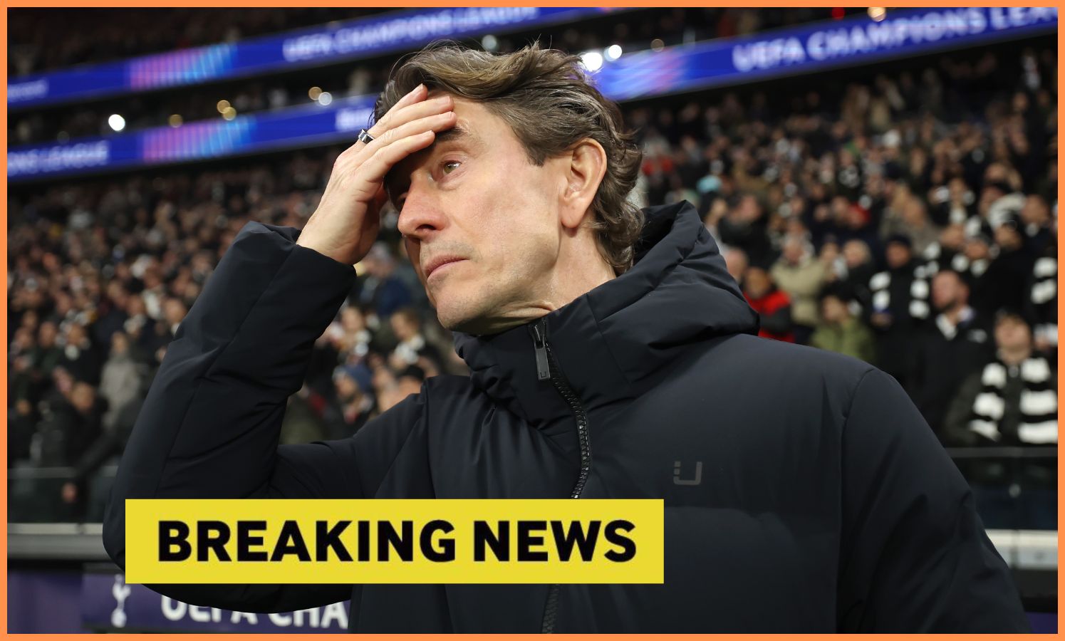 Thomas Frank and 'breaking news' banner