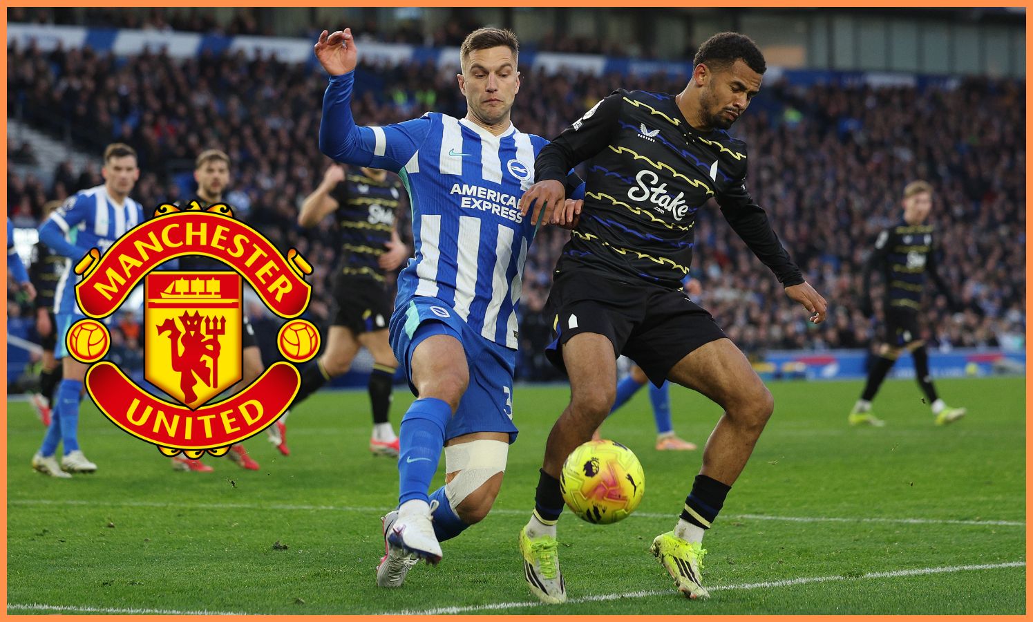 Iliman Ndiaye in action for Everton