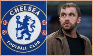 Fabrizio Romano and Chelsea FC logo