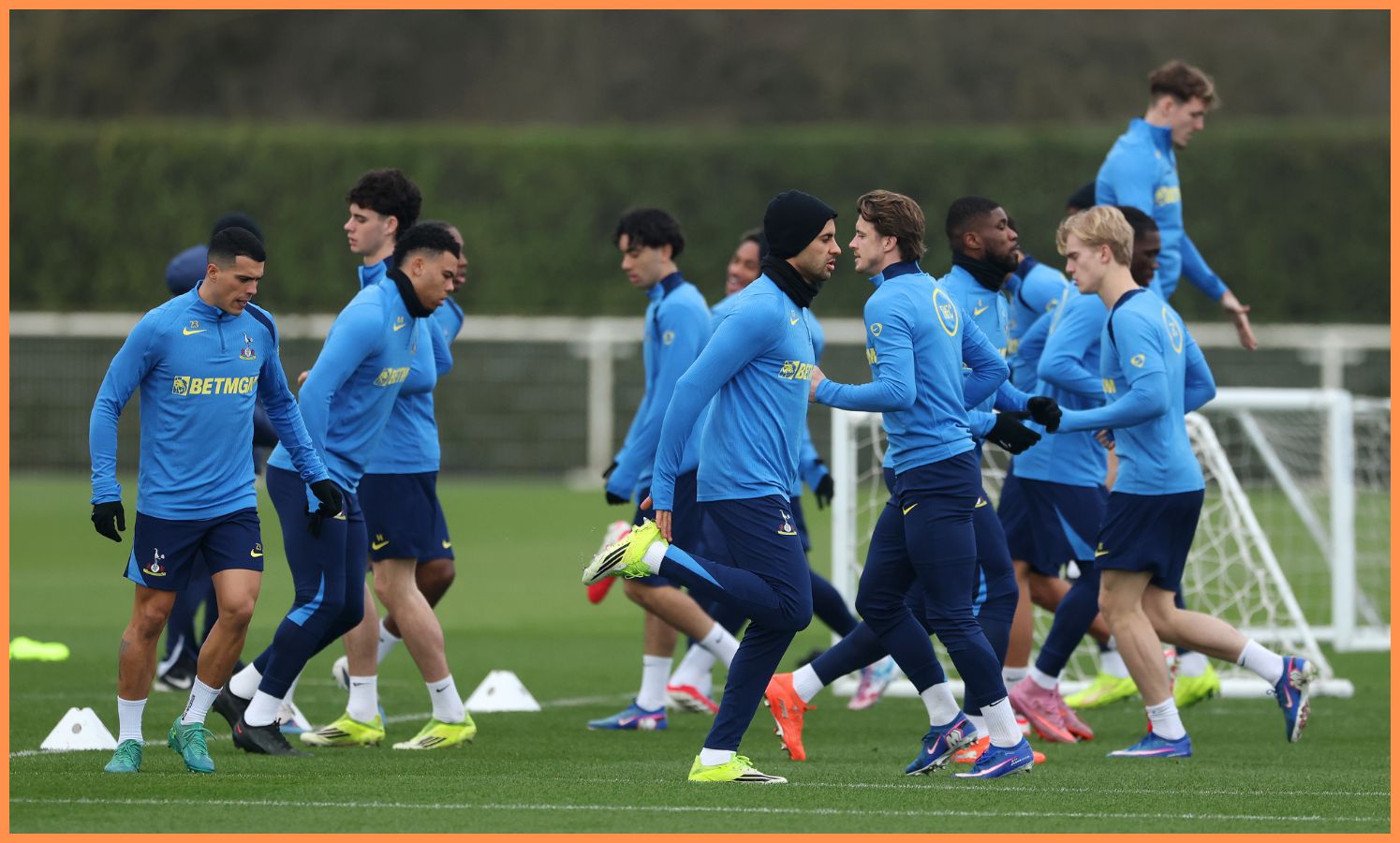 Jogadores do Tottenham