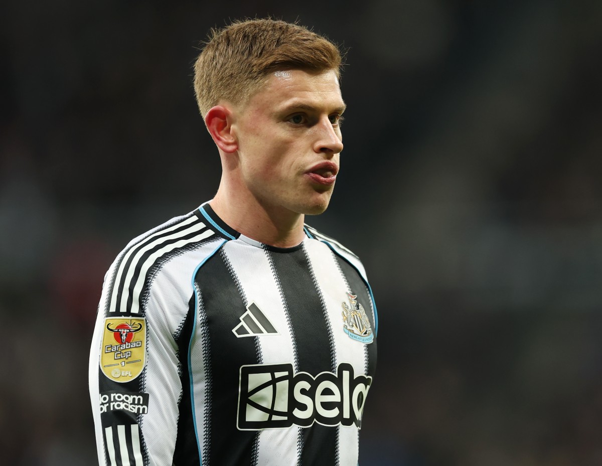 Harvey Barnes in action for Newcastle United