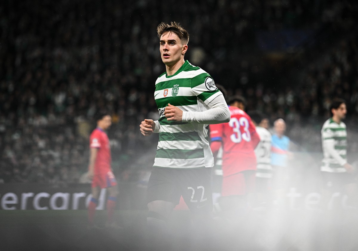 Ivan Fresneda in action for Sporting Lisbon