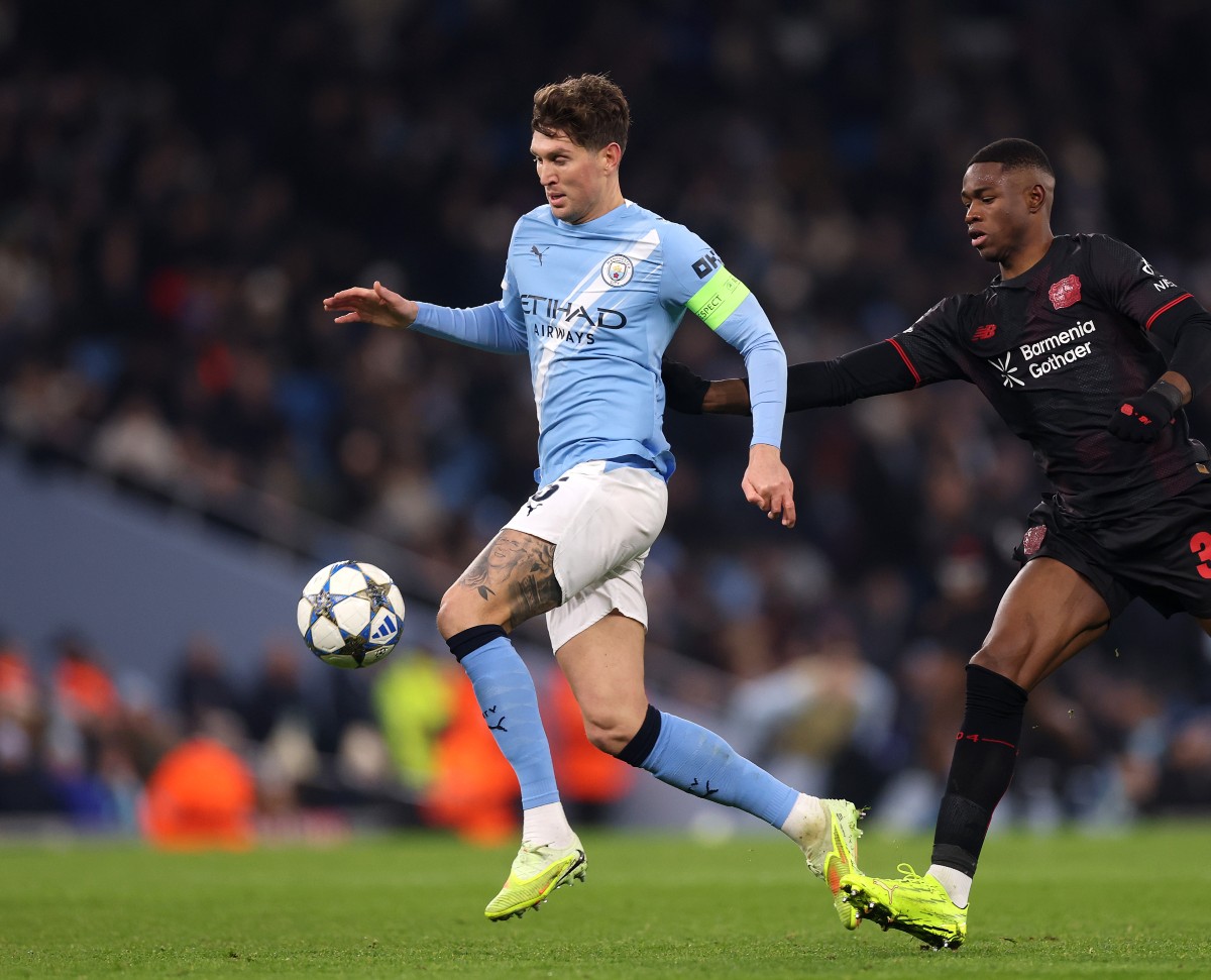 John Stones in action for Manchester City