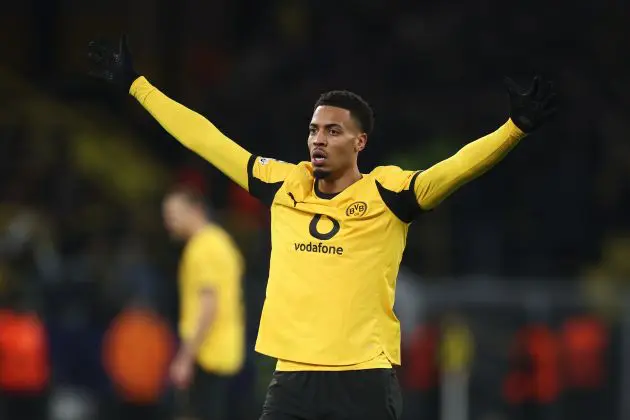 Felix Nmecha of Borussia Dortmund
