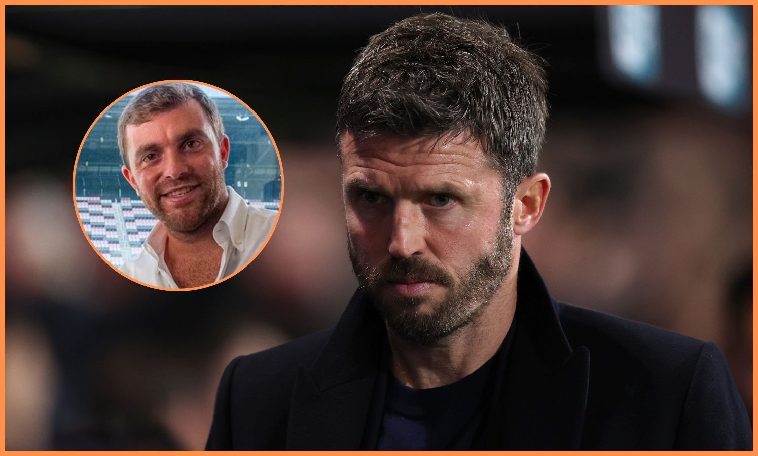 Michael Carrick and Fabrizio Romano