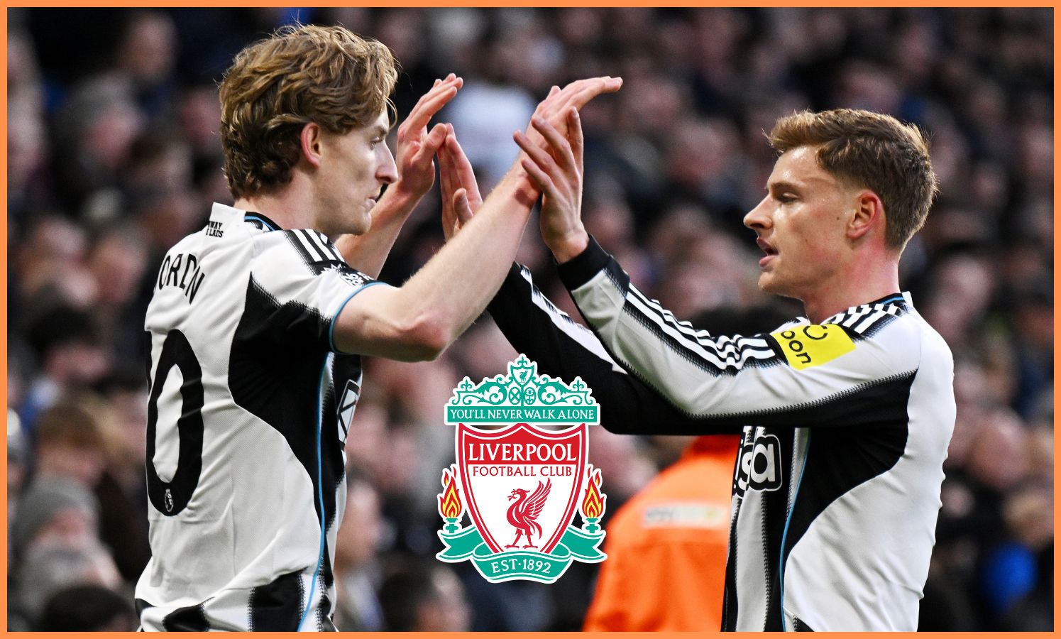 Anthony Gordon celebrates