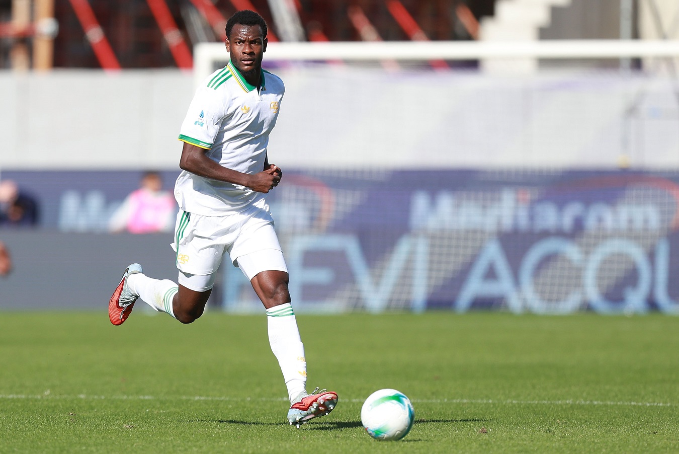 Evan Ndicka of AS Roma in action