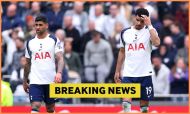 Cristian Romero and 'breaking news' banner