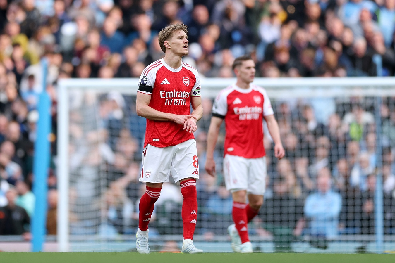  Martin Odegaard of Arsenal looks on