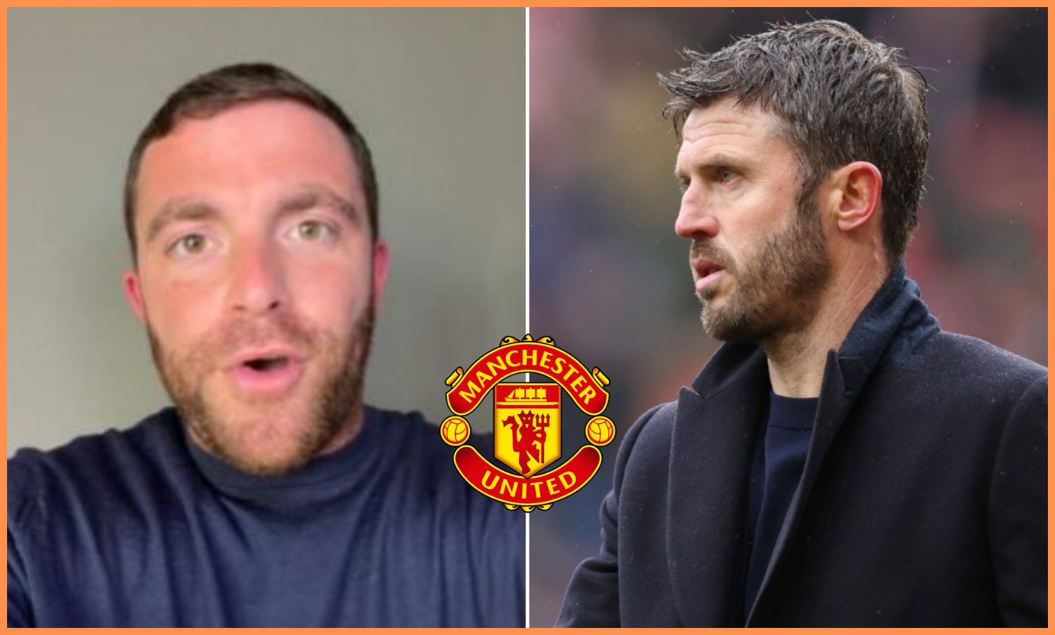 Fabrizio Romano and Michael Carrick