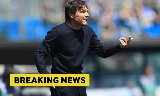 Antonio Conte with breaking news