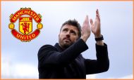 Michael Carrick applauds the Manchester United fans