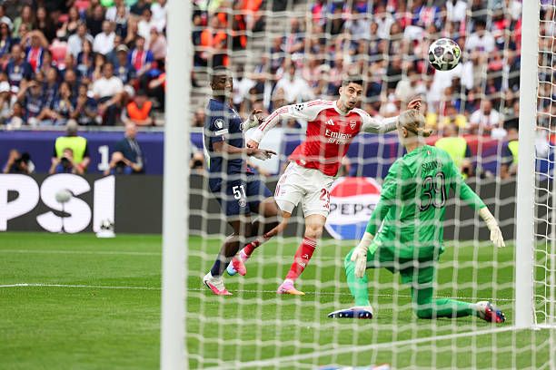 Watch: Dream start for Arsenal as Kai Havertz scores six minutes into the final with a thumping finish
