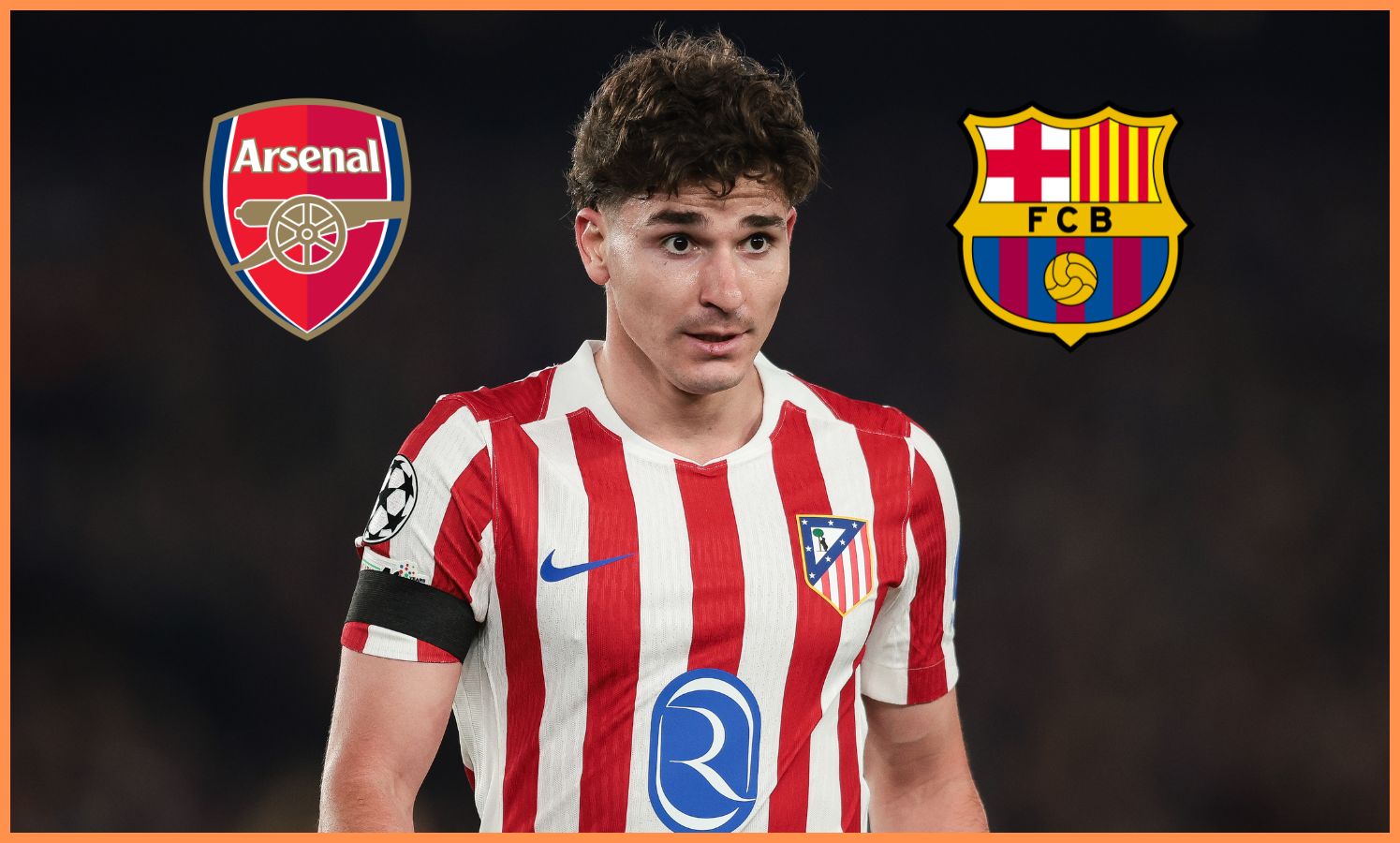 Julian Alvarez está ligado ao Arsenal e ao Barcelona