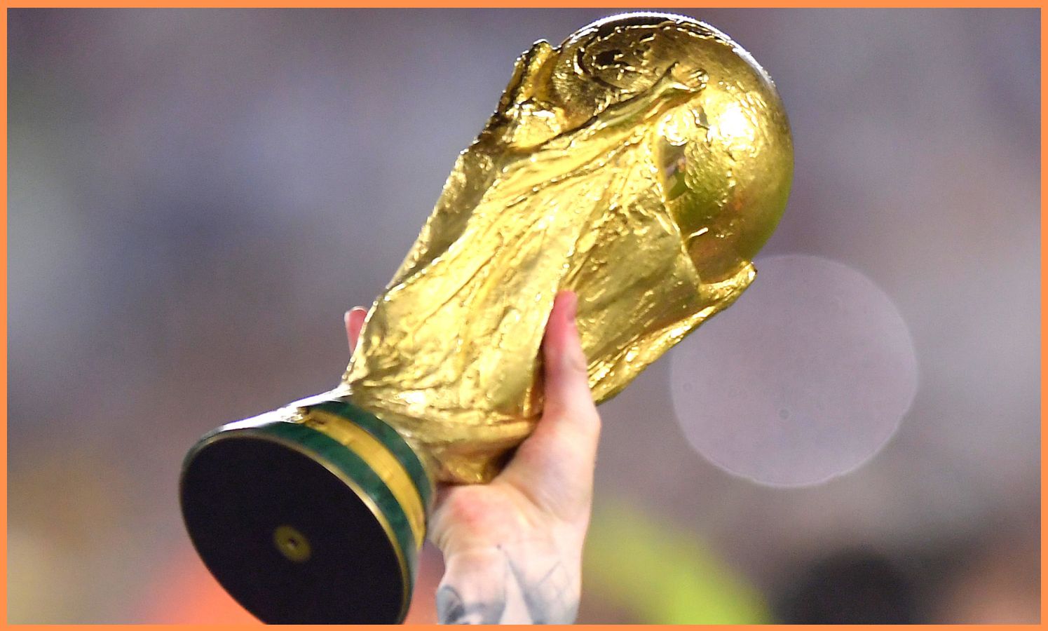 World Cup trophy close-up