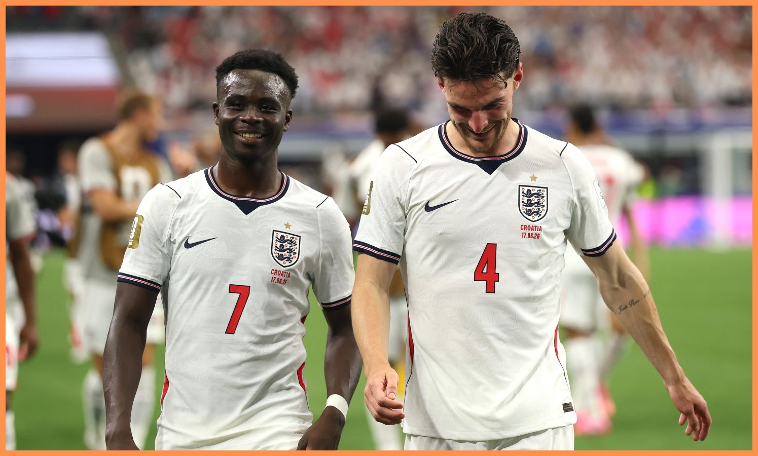 Arsenal star provides injury update after appearing to limp off in England’s win vs Croatia