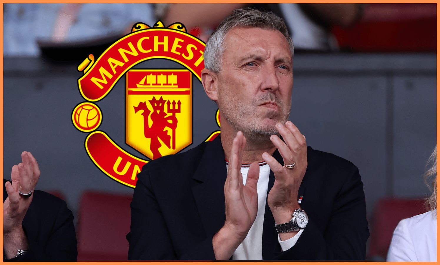 MANCHESTER, INGLATERRA - 09 DE AGOSTO: Diretor de Futebol, Jason Wilcox assiste durante o amistoso de pré-temporada entre Manchester United e ACF Fiorentina em Old Trafford em 09 de agosto de 2025 em Manchester, Inglaterra.