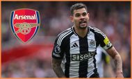 Bruno Guimaraes in action against Arsenal