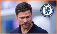 Xabi Alonso looks on