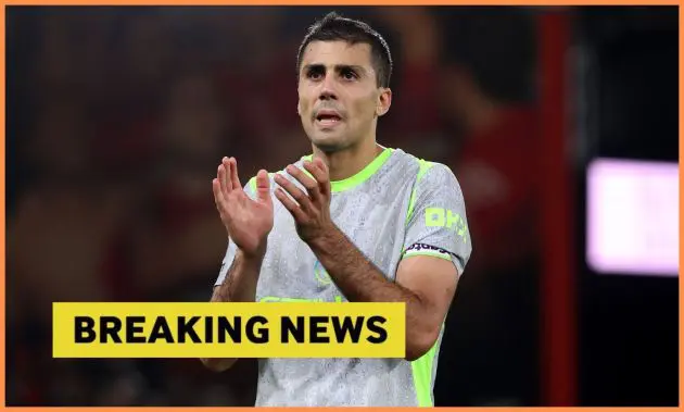 Rodri Man City breaking news