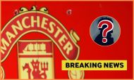 Manchester United FC logo and breaking news banner