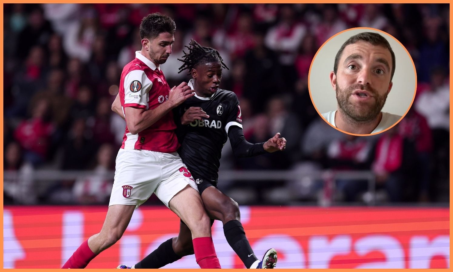 Johan Manzambi em ação pelo Freiburg