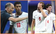Thomas Tuchel, Jude Bellingham, Harry Kane, and Declan Rice