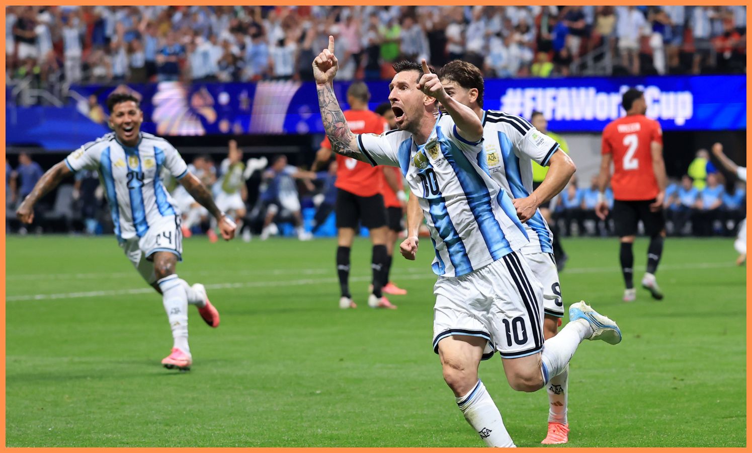 Argentina Stuns Egypt with Late Lionel Messi Goal, Secures Thrilling Comeback Victory in World Cup 2026 Match.