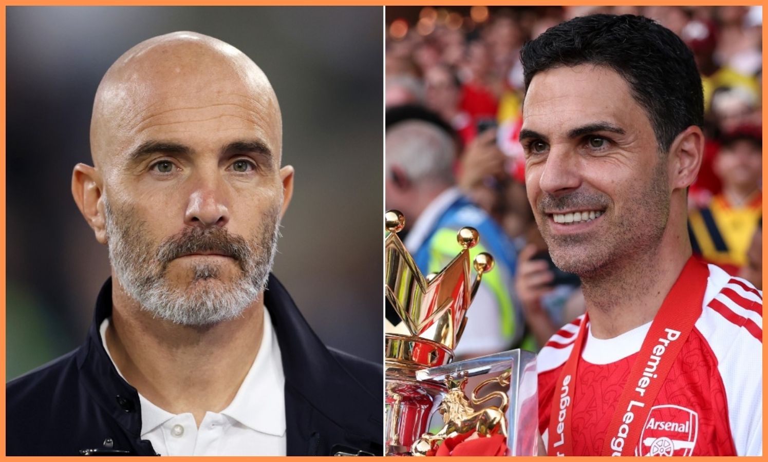 Enzo Maresca and Mikel Arteta