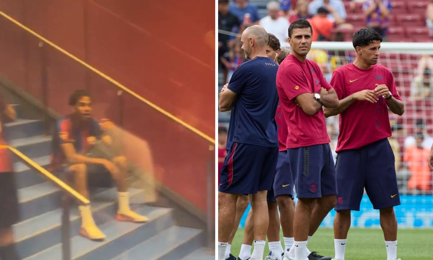 Watch: Joao Cancelo left fuming after Barcelona pull plug on return presentation at last minute