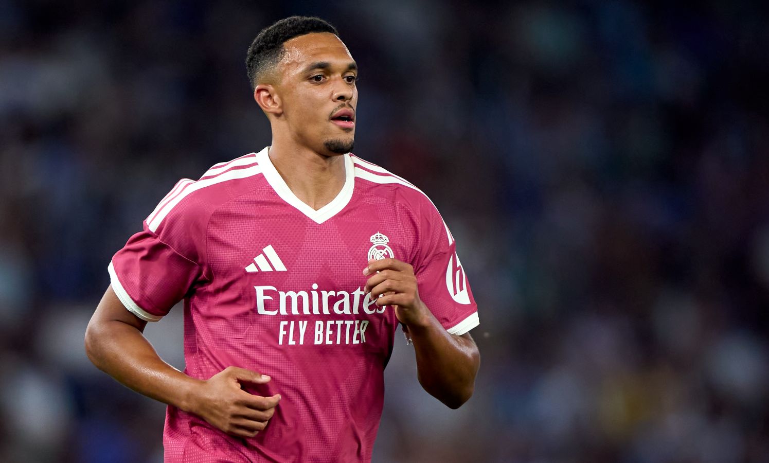 Trent Alexander-Arnold in azione per il Real Madrid