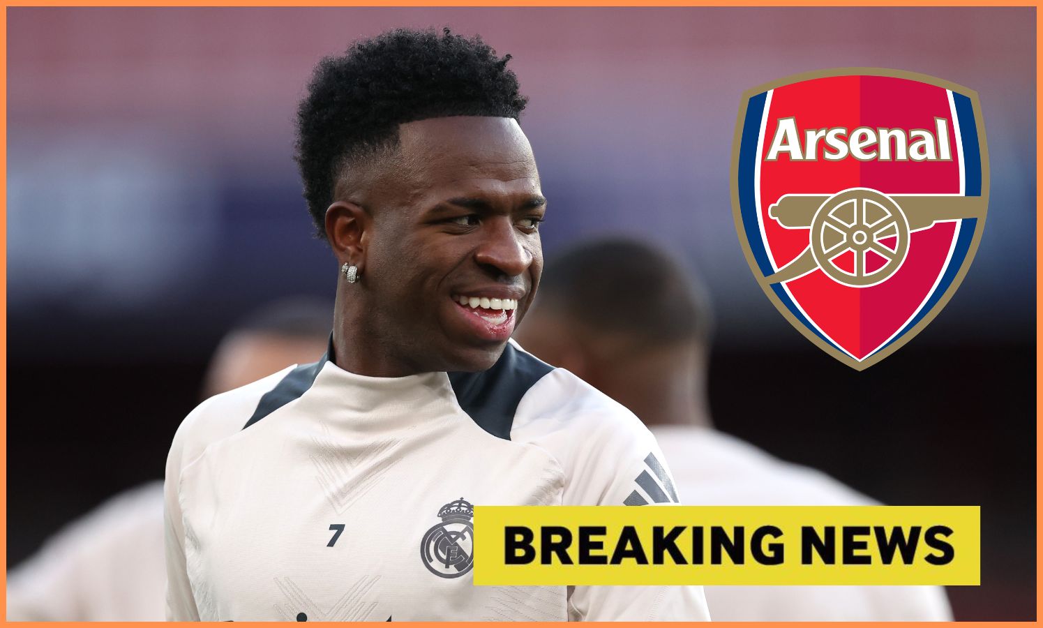 Vinicius Jr Departs Real Madrid Meeting; Arsenal Set to Break Record