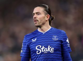 Jack Grealish during his time on loan at Everton