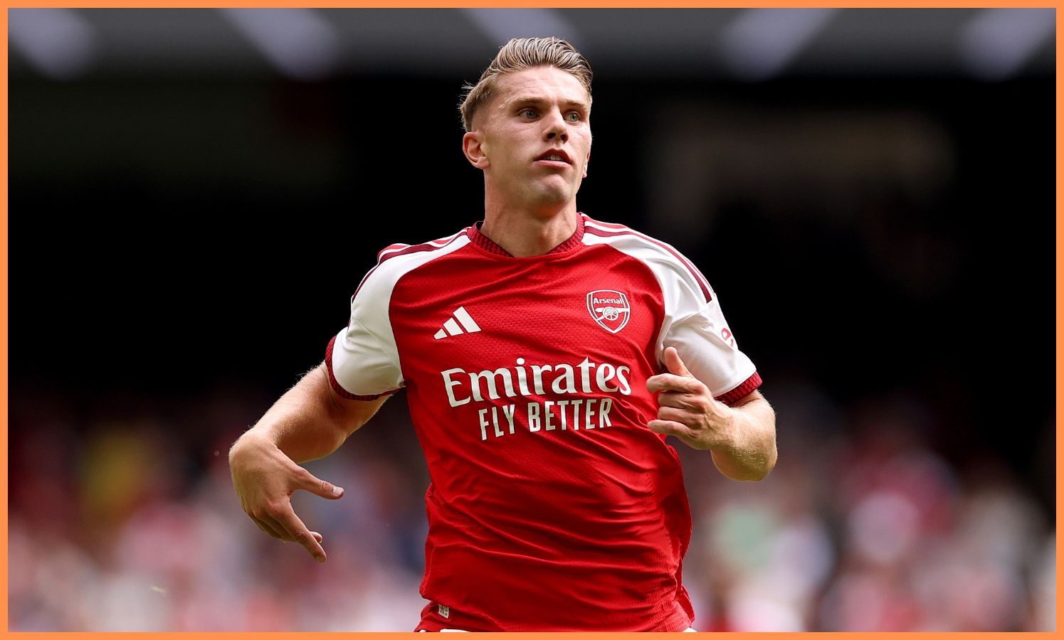 Victor Giogères estava em ação pelo Arsenal