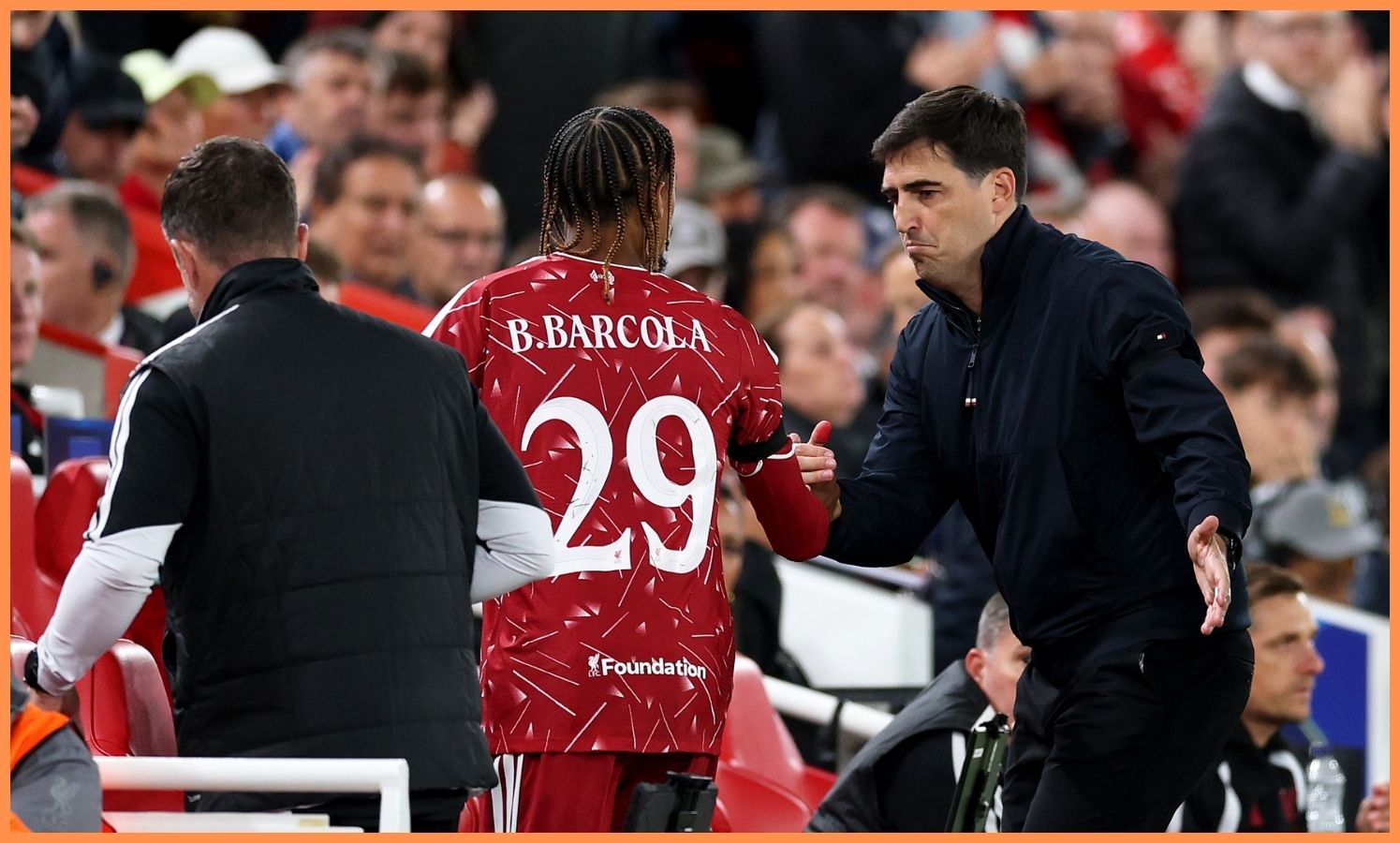 Andoni Iraola explains Bradley Barcola plan after Liverpool frustration against Fulham