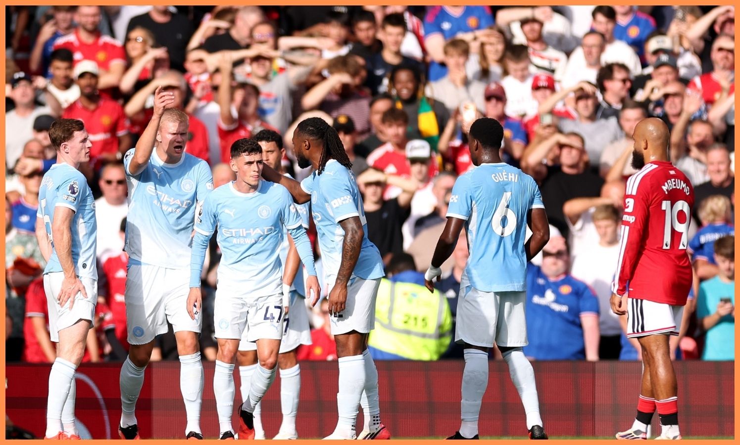 Jogadores do Manchester City