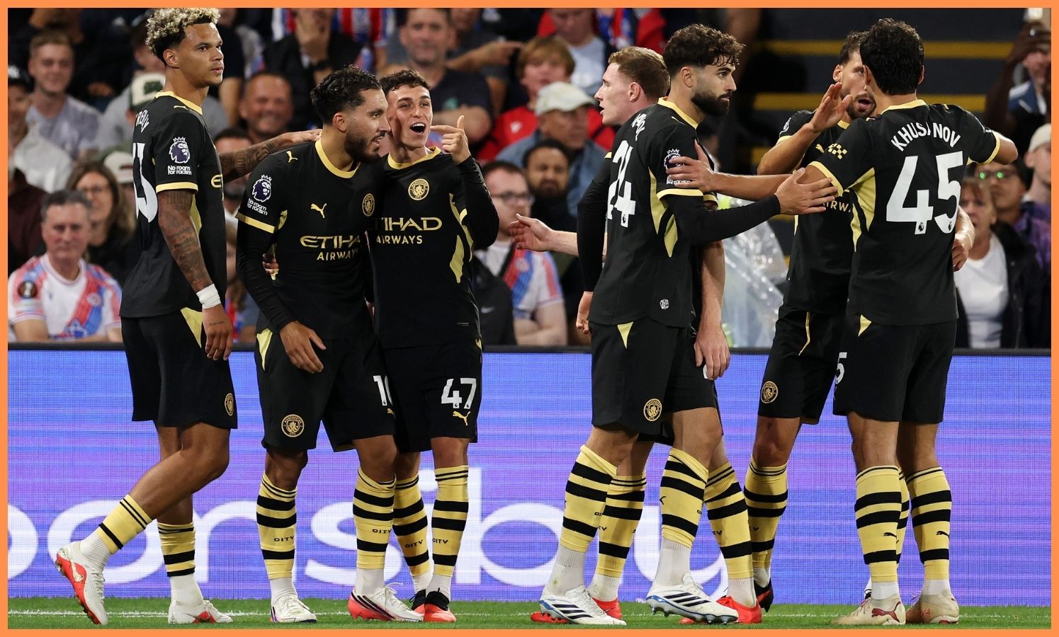 Jogadores do Manchester City