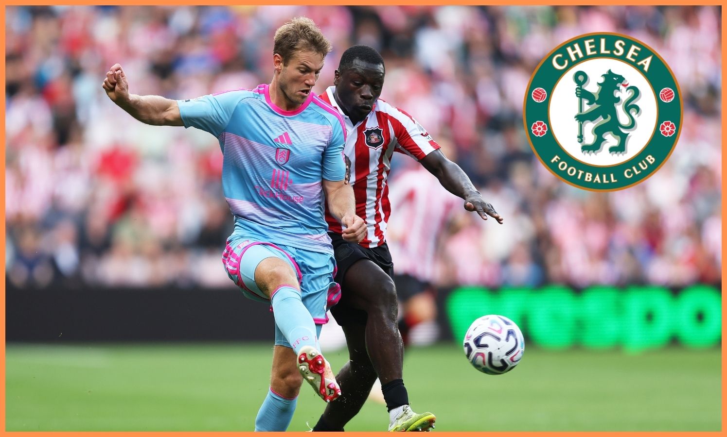 Brian Brophy em ação pelo Sunderland