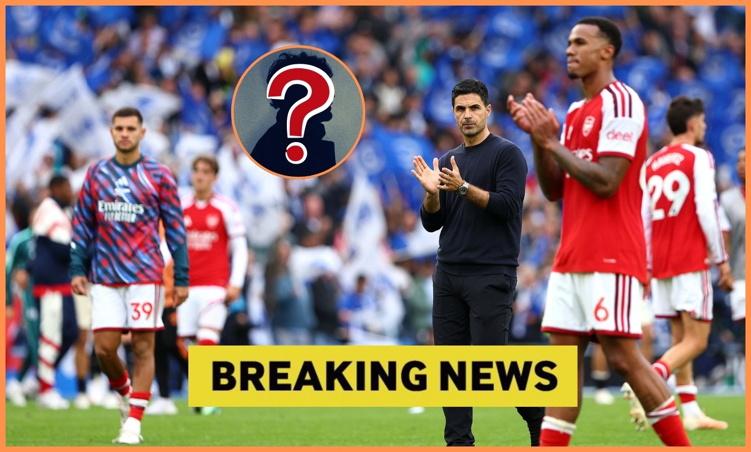 O técnico do Arsenal, Mikel Arteta, elogiou a torcida após a derrota para o Brighton