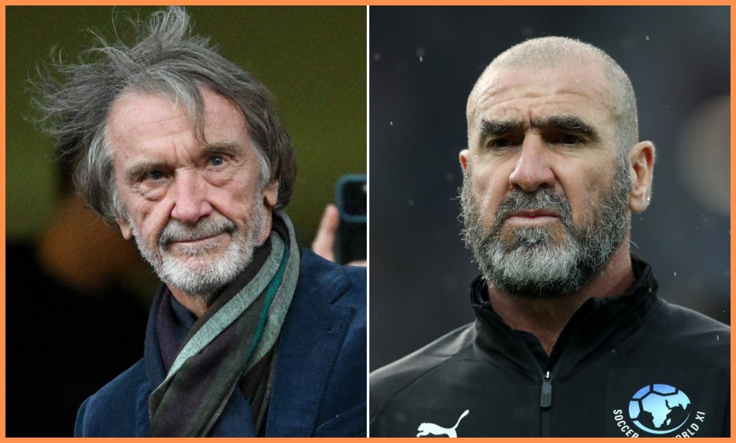 Sir Jim Radcliffe e Eric Cantona