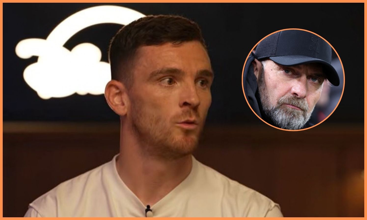 Andrew Robertson e Jurgen Klopp