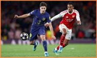 Julian Alvarez in action against Arsenal last season
