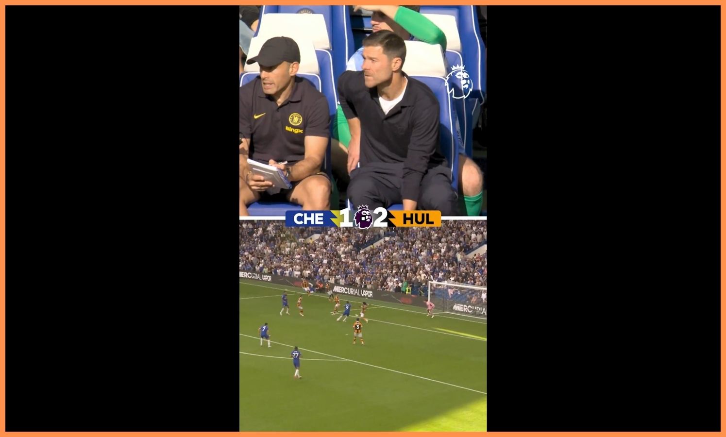 (Video): How Xabi Alonso celebrated Joao Pedro's equaliser for Chelsea against Hull