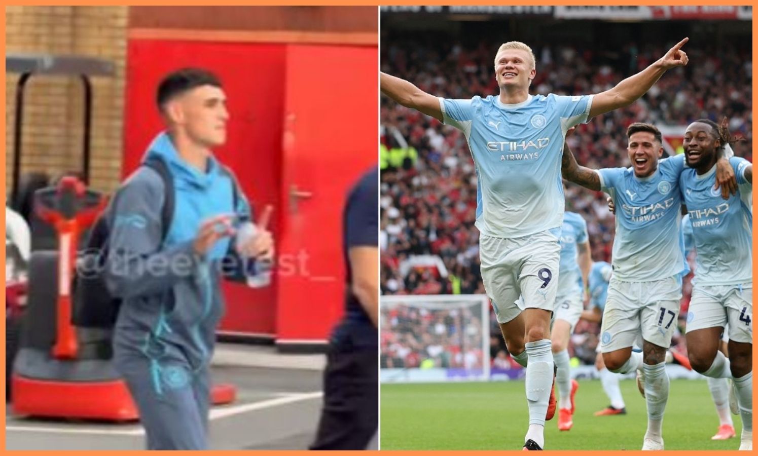 Bill Foden e Erling Holland