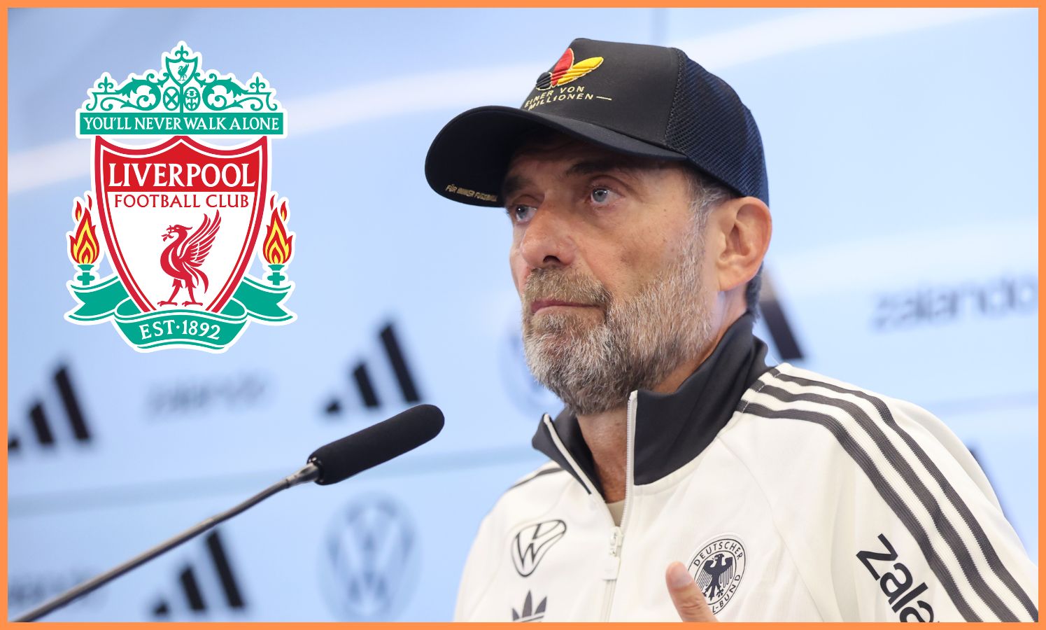 O técnico da Alemanha, Jurgen Klopp, durante uma coletiva de imprensa