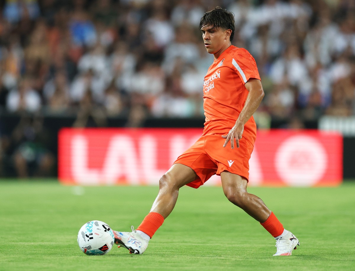 Jon-Aramburu-in-action-for-Real-Sociedad Report: Liverpool rival Manchester City for transfer of star with £50m release clause