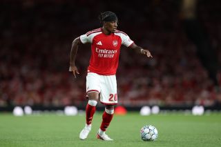 Noni Madueke in action for Arsenal